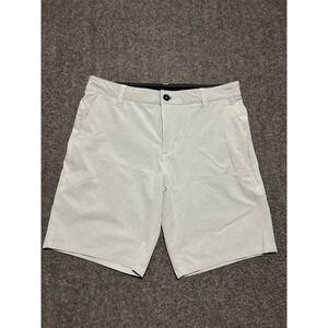 Vuori Aim Shorts Mens fit 32 (tag 30) gray Performance Stretch Golf Preppy V368